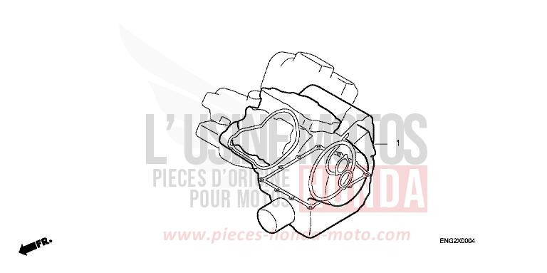 TROUSSE DE JOINT B de Africa Twin 750 SHASTA WHITE (NH138H) de 1995